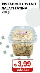 Fatina - Pistacchi Tostati Salati 220 G