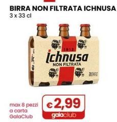 Ichnusa - Birra Non Filtrata 3 X 33 Cl