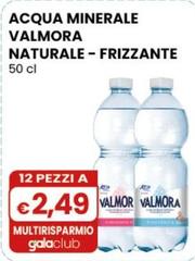 Valmora - Acqua Minerale Naturale-Frizzante 50 Cl