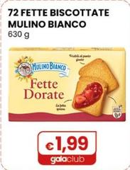 Mulino Bianco - 72 Fette Biscottate  630 G