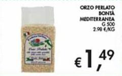 Bontà mediterranea - Orzo Perlato