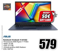 Asus - Notebook Vivobook 15 M1502
