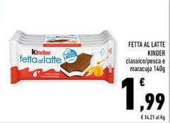 Kinder - Fetta Al Latte