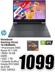 HP - Notebook Gaming Victus 15-FB3004NL