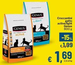 Genus - Croccantini Gatto Active/Light