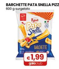 Pizzoli - Barchette Pata Snella 600 G Surgelato