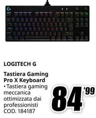 Logitech - Tastiera Gaming Pro X Keyboard