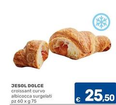 Croissant Curvo Albicocca Surgelati