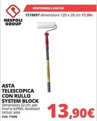 Asta - Esta Telescopica Con Rullo System Block