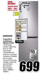 Samsung - Frigorifero Combinato Rb38vc77cs9