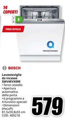 Bosch - Serie 6 SMV4EV00AE Lavastoviglie Da Incasso 14 Coperti B