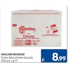 Mulino Bianco - Fette Biscottate Dorate