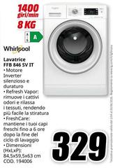 Whirlpool - Lavatrice FFB 846 SV IT