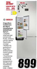 Bosch - Frigorifero Combinato Da Ribera Instalizante