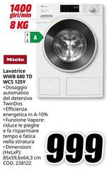 Miele - Lavatrice Wwb 680 TD Wrc312tx