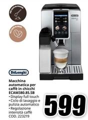 De Longhi - Macchina Automatica Per Caffè In Chicchi Ecam380.85.SB
