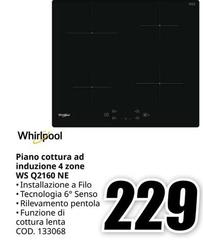 Whirlpool - WWS Q2160 NE piano cottura Nero, Argento Nero, Argento Nero, Argento Nero, Argento Nero, Argento Nero, Blu