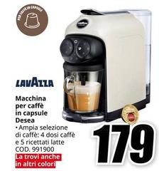 Lavazza - Macchina Per Caffè In Capsule Desea