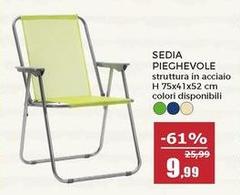 Sedia Pieghevole