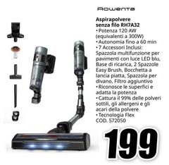 Rowenta - Aspirapolvere Senza Filo RH7A32