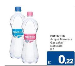 Motette - Acqua Minerale Gassata/ Naturale