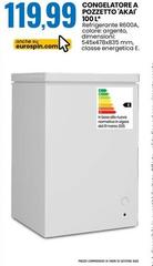Congelatore A Pozzetto Akai 100 L