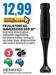 Enkho - Frullatore Ad Immersione 600 W