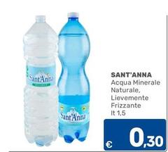 Sant'anna - Acqua Minerale Naturale, Lievemente Frizzante