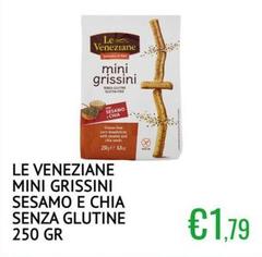 Le Veneziane - Mini Grissini Sesamo E Chia Senza Glutine