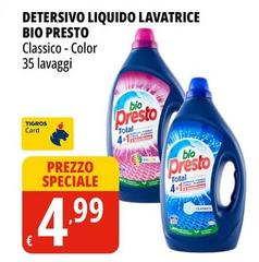 Bio Presto - Detersivo Liquido Lavatrice