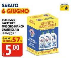 Chanteclair - Detersivo Lavatrice Muschio Bianco