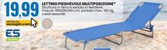 Lettino Pieghevole Multiposizione