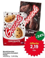 Pavesi - Biscotti Gocciole Chocolate O Extradark