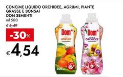 Dom sementi - Concime Liquido Orchidee, Agrumi, Piante Grasse E Bonsai