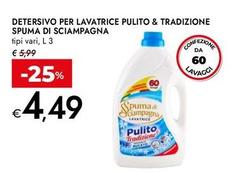 Spuma di Sciampagna - Detersivo Per Lavatrice Pulito & Tradizione