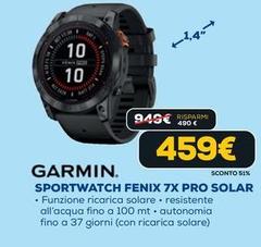 Garmin - Sportwatch Fenix 7X Pro Solar