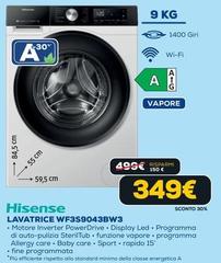 Hisense - Lavatrice WF3S9043BW3