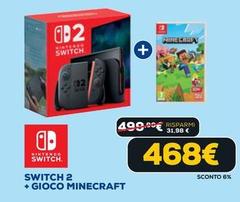 Nintendo - Switch 2 + Gioco Minecraft