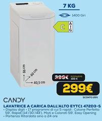 Candy - Lavatrice A Carica Dall'Alto EYTC1 472D3-S
