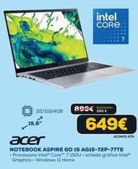 Acer - Notebook Aspire Go 15 AG15-72P-77TE