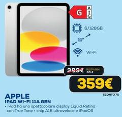Apple - Ipad Wi-Fi 11A Gen