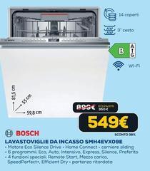 Bosch - Lavastoviglie Da Incasso SMH4EVX09E