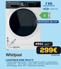 Whirlpool - Lavatrice WSB 725 D IT