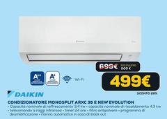 Daikin - Condizionatore Monosplit ARXC 35 E New Evolution