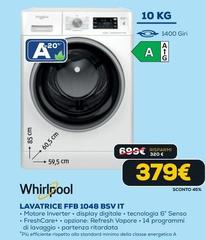 Whirlpool - Lavatrice FFB 1048 BSV IT