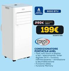 Argo - Condizionatore Portatile Axel