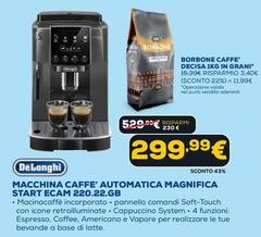 De Longhi - Macchina Caffe' Automatica Magnifica Start Ecam 220.22.GB