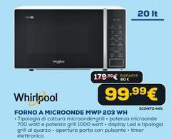 Whirlpool - Forno A Microonde MWP 203 WH