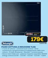 De Longhi - Piano Cottura A Induzione YLI61