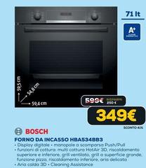 Bosch - Forno Da Incasso HBA534BB3